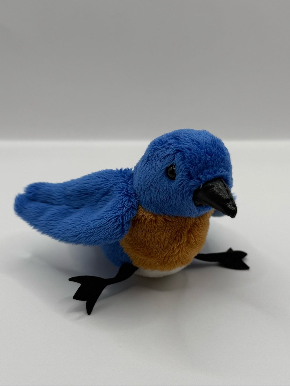 Folkmanis Puppets Mini Blue Bird Finger Puppet Retired Learning Toy